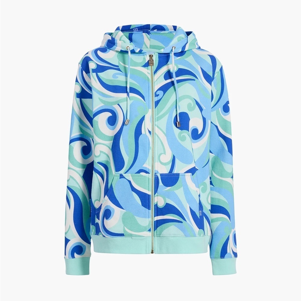 Hill House Allie Zip Up Jacket Blue - Picture 4 of 6